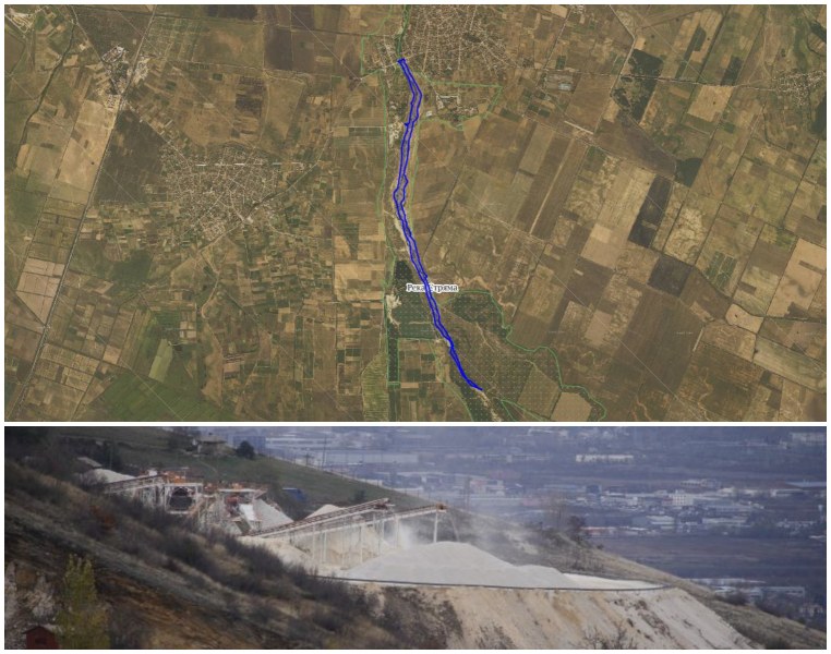 Концесионерът на кариерата над Белащица получи право да копае инертен материал от река Стряма