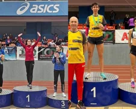 Четири титли за пловдивските атлети на ДП за мъже и жени