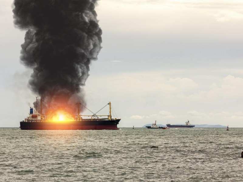 Плаващ към Варна товарен кораб е ударен от хутите