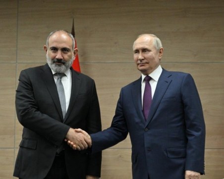 Армения замрази участието си във военния съюз на Русия