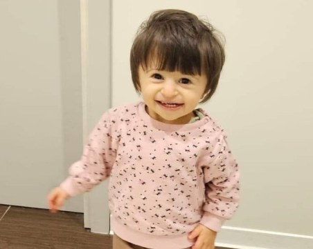 Зов за помощ! Малката Амая има нужда от ново сърце, спешно са необходими средства за лечение