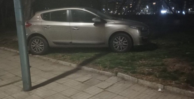 Шофьор намери решение на проблема с паркирането в Пловдив - заряза колата си в поляна