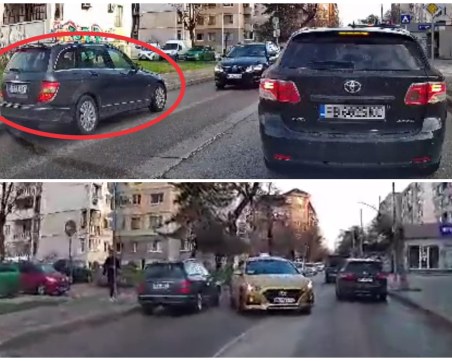 Абсурд! Шофьор кара в насрещното на улица в Кючука, размина се на косъм от ПТП