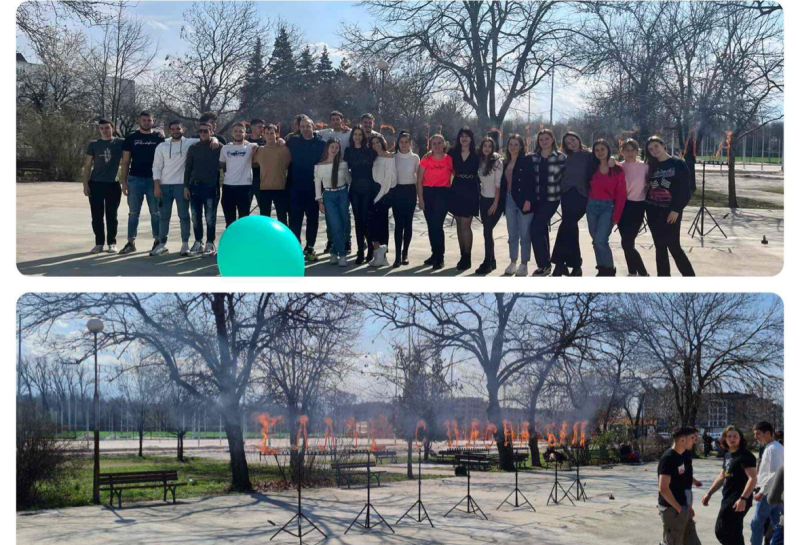 Абитуриенти от Английската гимназия в Пловдив поканиха по „огнен” начин класния си на бала