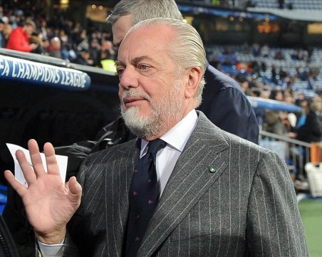 Президентът на Наполи се забърка в медиен скандал, рискува голяма глоба