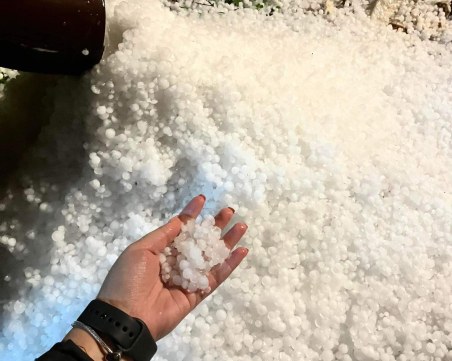 Мощна градушка удари Куклен