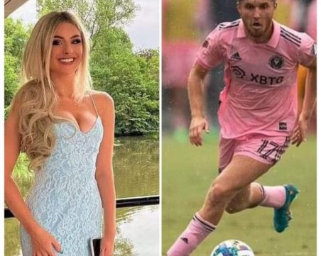 Влачиха с кола бивша приятелка на известен футболист с български корени