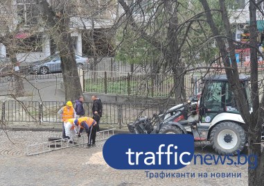 ВиК ремонтира участъка на улица Богомил който излагаше десетки шофьори