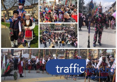 Мащабно кукерско шествие за гонене на злото се провежда в Първенец