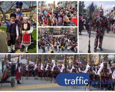 Мащабно кукерско шествие гони злото в Първенец, стотици се събраха от ранни зори