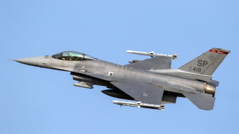 Изтребител F-16 се разби край Халкидики