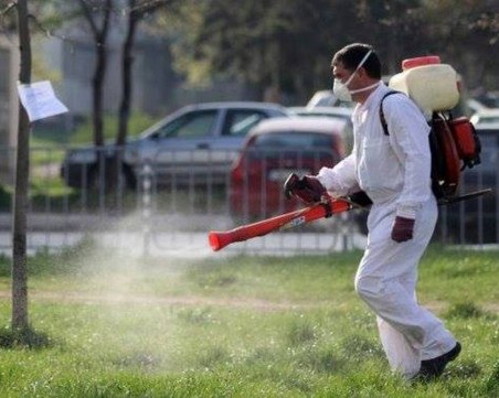 Пръскат срещу кърлежи в парк Лаута
