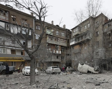 Ракетен обстрел в Киев, най-малко 8 души са ранени