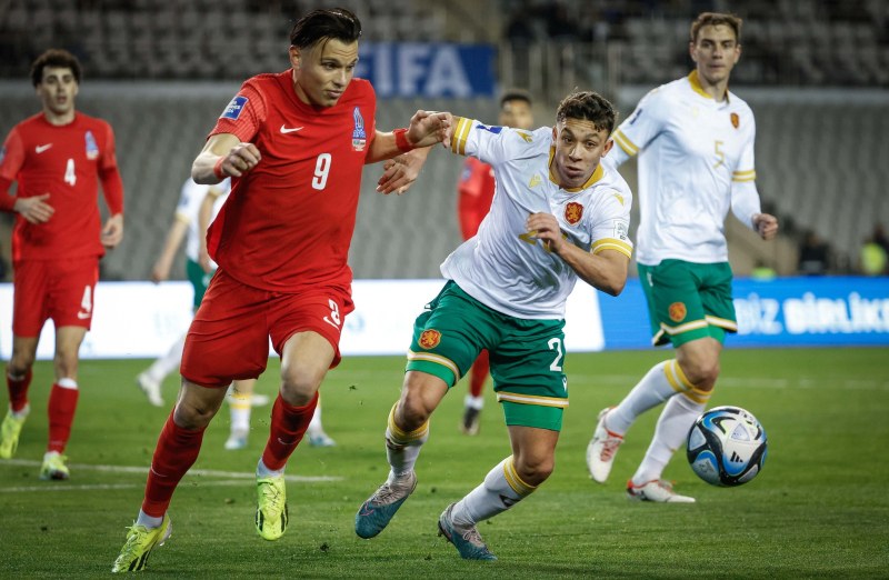 Мъжкият национален отбор на България направи 1:1 като гост на