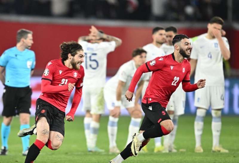 Грузия ще играе за първи път на Европейско първенство