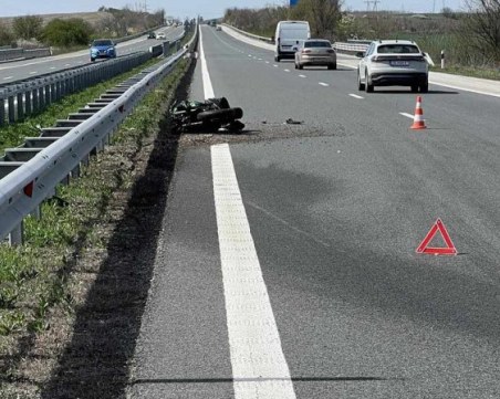 Катастрофа между мотористи на АМ „Хемус