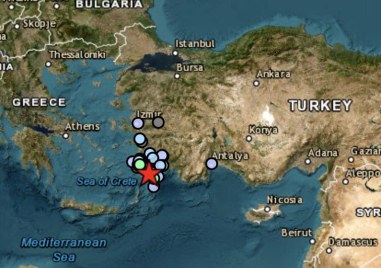 Земетресение от 4 3 по Рихтер разклати Додеканезите Трусът е регистриран в