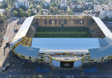 Стадион Христо Ботев е все по близо до окончателното си завършване  Прочетете