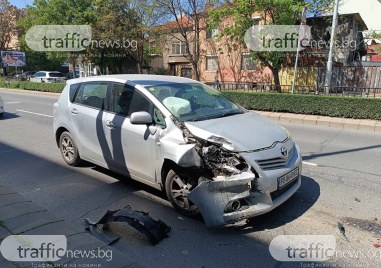 Катастрофа е станала на бул Шести септември в Пловдив Два