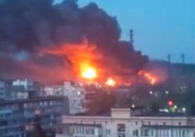 Руските удари са разрушили напълно ТЕЦ Триполска край украинската столица