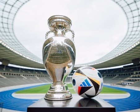 Българското знаме в основата на логото на Евро 2024