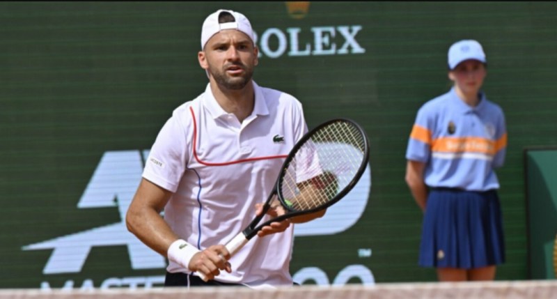 Най-добрият български тенисист Григор Димитров загуби на осминафиналите с 1:2