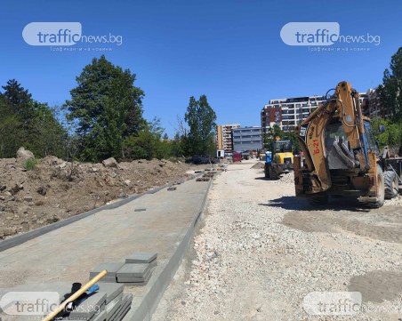 Напредва строителството на новата пътна връзка в Пловдив, скоро се очаква да е готова