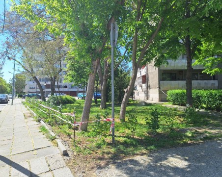 Облагородиха поредните зелени площи в район „Източен