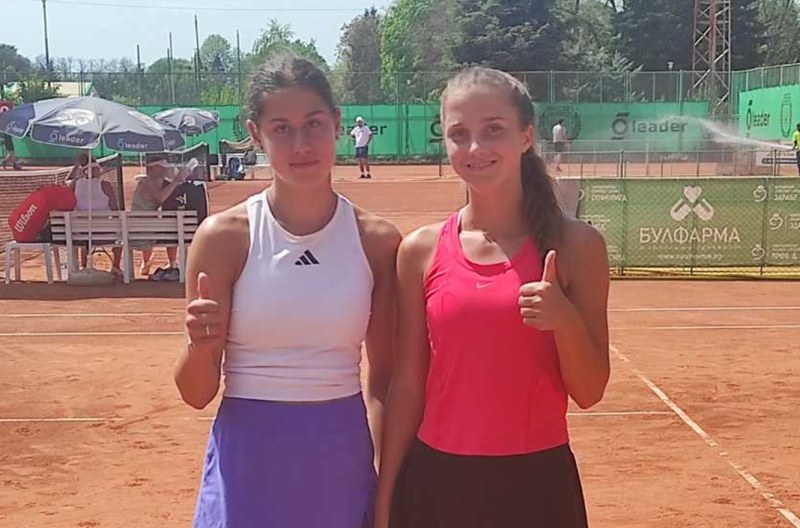 Елизара Янева и Росица Денчева на финал и на двойки на тенис турнира в Пловдив