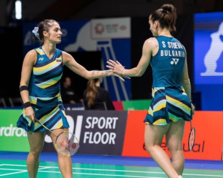 Сестри Стоеви на пети финал на европейско по бадминтон