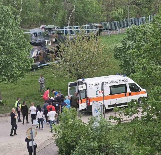Дете на годинка е простреляно в главата във Враца, откараха го с хеликоптер към София