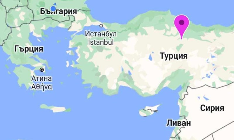Силно земетресение е регистрирано преди броени минути в Централна Турция в