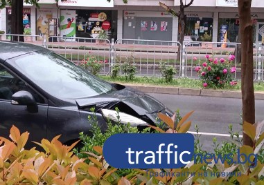 Четири автомобила са се ударили днес в Пловдив Инцидентът е