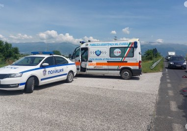 Катастрофа затвори пътя край врачанското село Горна Кремена на републикански