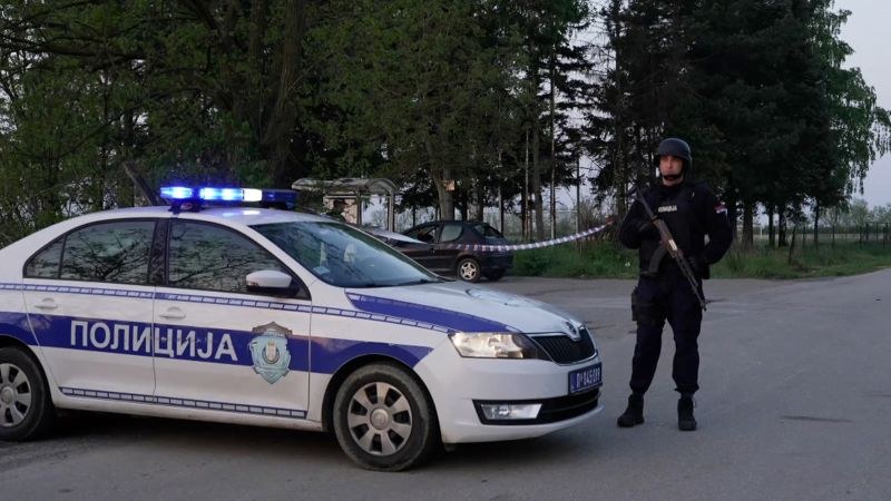 Сръбски пътни полицаи са спрели 31-годишен германски гражданин, който управлявал
