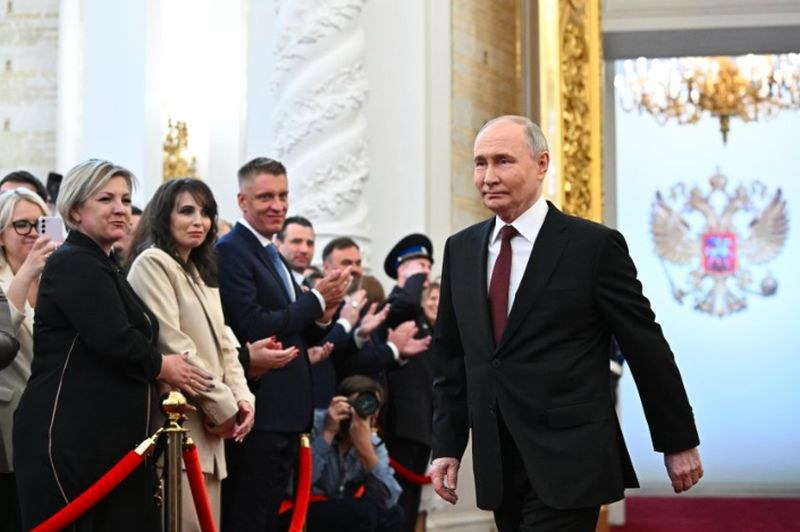 Руският президент Владимир Путин положи клетва за пети мандат начело