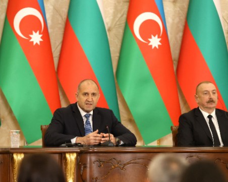Президентът на Азербайджан пред Радев: Ще увеличим доставките на газ