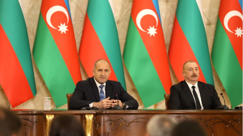 Президентът на Азербайджан пред Радев: Ще увеличим доставките на газ