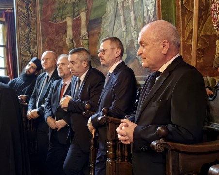 Премиерът Главчев и българска делегация участваха в празника на манастира „Св. Георги Зограф