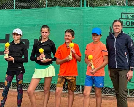 Първо и второ място за Александър Борисов и Рая Петкова на турнир от Тенис Европа в Пловдив