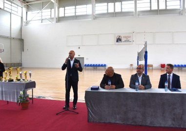 Кметът на Пловдив Костадин Димитров и заместник кметът по спорт
