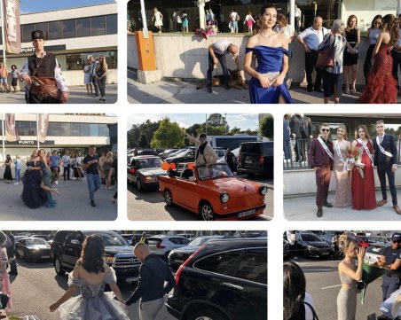 Абитуриентите от ФЕГ и МГ минаха по червения килим! Класа и стил, без ексцесии