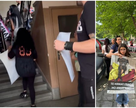 Протестиращи нахлуха в блока на насилника на кучето Джеси, искат го зад решетните