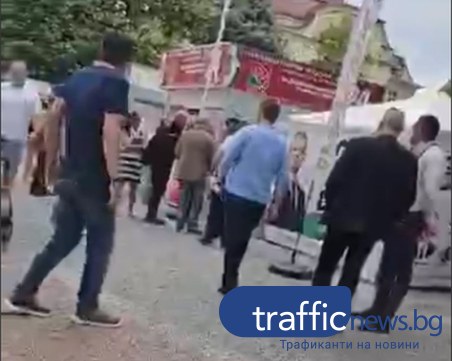 Скандал на Главната! От „Възраждане” провокираха лидерите на ПП, намеси се полиция