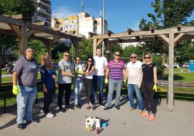 Районната организация на ГЕРБ в Тракия проведе инициатива за благоустрояване