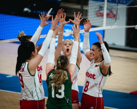 България с първа волейболна победа и при жените в Лига на нациите