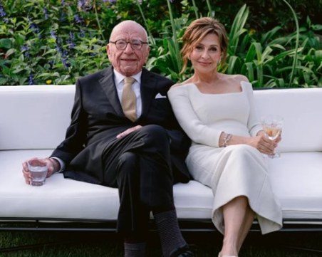 93-годишният Мърдок се ожени за пети път,  съпругата му заряза руски олигарх заради него