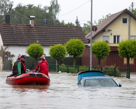 Германската провинция Бавария е под вода след поройни дъждове