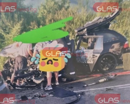 Колата, катастрофирала на Подбалканския път вчера, е смазана до неузнаваемост