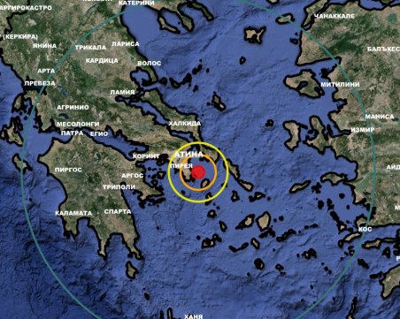 Земетресение разлюля Гърция